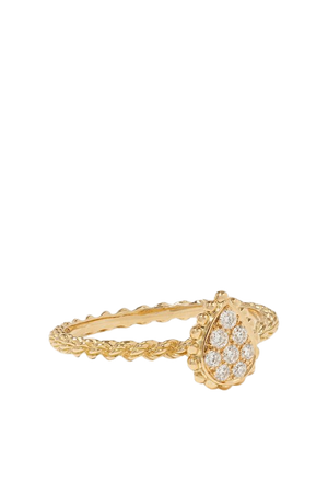 Gold Serpent Bohème 18-karat gold diamond ring | Boucheron | NET-A-PORTER