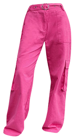 Bubblegum Pink Cargo Pants - Boogzel Apparel