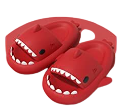 Amazon.com: Cloudy Shark Slides, Shark Slippers, Non-slip Novelty Open Toe Sandals, Cute Beach Slippers Indoor & Outdoor (7, Watermelon color, numeric_7) : Clothing, Shoes & Jewelry