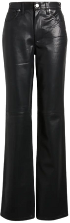BLANKNYC Hoyt Faux Leather Mini Bootcut Pants | Nordstrom