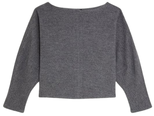 Wool Knit Batwing Sleeve Jumper | Karen Millen
