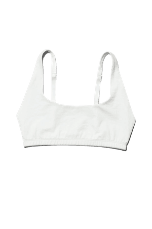 Rosalia Soft Bra - White - Underwear - Weekday GB