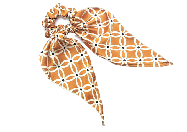 Silk Hair Scarf Scarf Scrunchie Scrunchies with Tail Under | Etsy