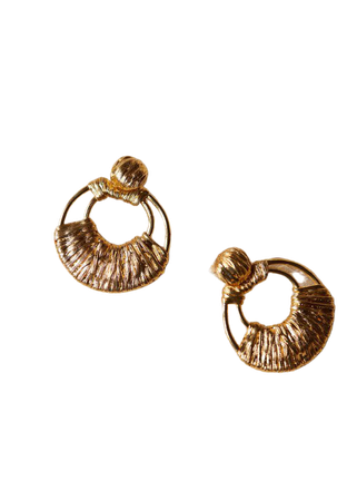 Joe earrings - Golden - 3 micron Gold-plated metal - Sézane