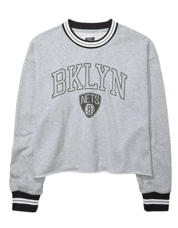 Tailgate Women's Brooklyn Nets Tipped Sweatshirt