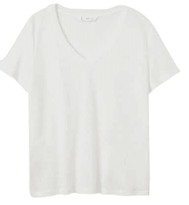 100% linen t-shirt - Women | Mango USA