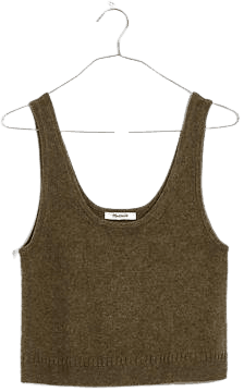 Clemence Cropped Sweater Tank