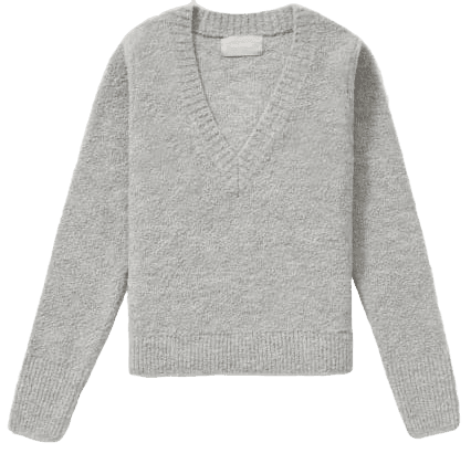 Women’s Teddy V-Neck Sweater | Everlane grey