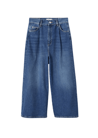Jeans culotte high waist - Women | Mango USA