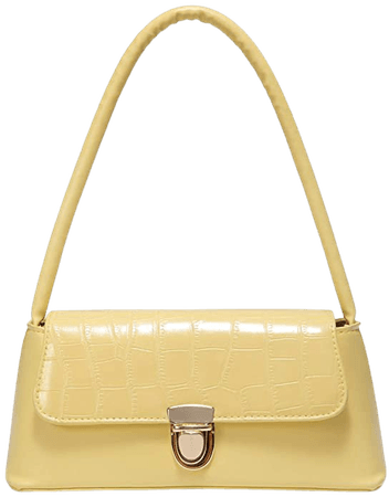 Amazon.com: QUARKERA Baguette Bag Small Tote Clutch Shoulder Purses And Mini Handbags for Women Yellow: Shoes