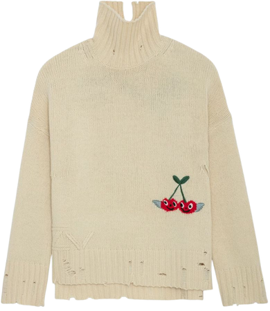 Bleeza Jumper sweater beige women | Zadig&Voltaire