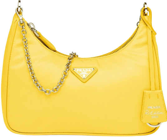 Yellow Prada Bag