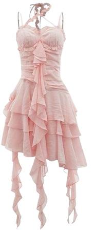 pink y2k ballet core dress