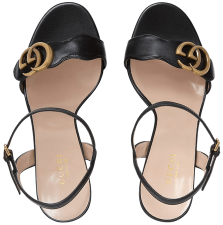Shop Gucci Platform sandal with Double G with Express Delivery - FARFETCH