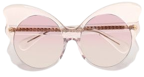 MATTHEW WILLIAMSON Embellished Butterfly-Frame Sunglasses