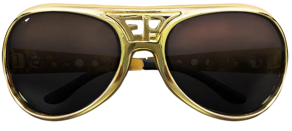 Elvis Presley TCB Gold Sunglasses - Graceland Official Store
