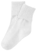 white fold over socks - Google Search