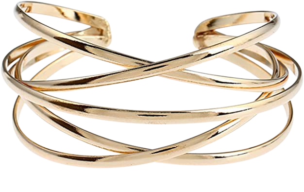 Amazon.com: Caiyao Personalized Hollow Retro Open Cuff Bracelet for Women Multi-Layer Cross Wire Bangle Bracelet Open Adjustable Wide Cuff Bracelet for Teen Girls Fashion Jewelry-A Gold: Clothing, Shoes & Jewelry