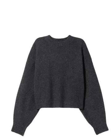 Aggie Sweater - Dark grey - Weekday WW