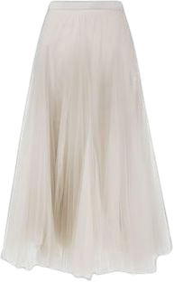Skirt White Long
