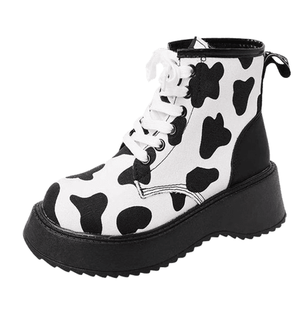 Cow Print Boots | BOOGZEL APPAREL – Boogzel Apparel