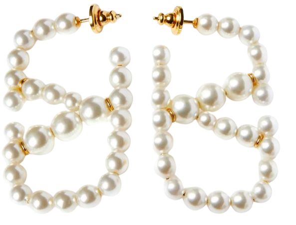 Valentino Garavani VLogo Signature Pearl Earrings - Farfetch