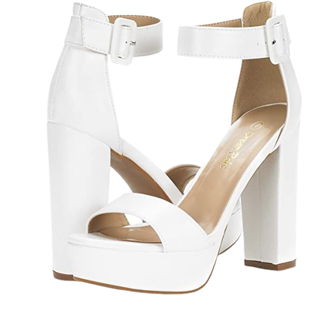 Amazon.com | DREAM PAIRS Women's Hi-Lo High Heel Platform Pump Sandals | Heeled Sandals