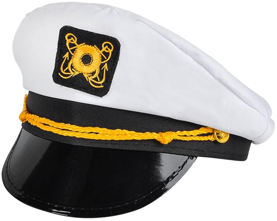 Bottles N Bags White Nautical Captain Sailing Hats (4 Pack) Great Cruise Accessory by HAYACHT-4-pack [1540901573-66794] - $15.04