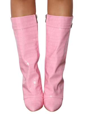 Not The Same Knee High Boots - Pink | Fashion Nova, Shoes | Fashion Nova