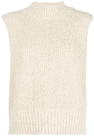 Maison Margiela Sleeveless chunky-knit Jumper Vest - Farfetch