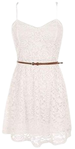 White Lace Dress PNG
