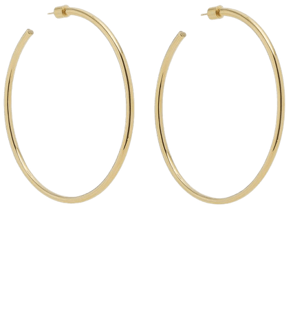 Classic 14k Rose Gold Hoop Earrings By Jennifer Fisher | Moda Operandi