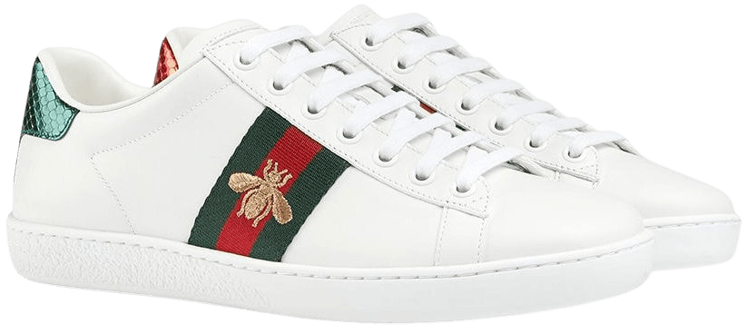 Gucci Embroidered Ace Sneakers - Farfetch