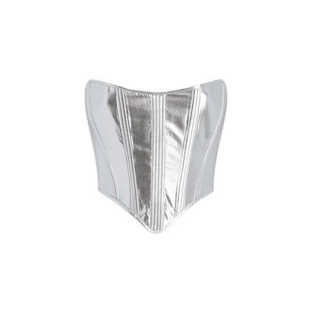 LBV.OFCL PARACHUTE CORSET IN SILVER