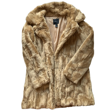 tawny brown Forever 21 faux fur coat