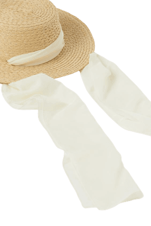 Chin-tie Straw Hat - Beige - Ladies | H&M CA