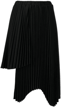 b+ab Pleated Asymmetric Skirt - Farfetch