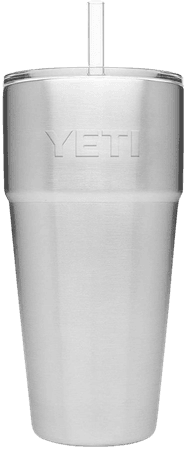 YETI Stainless Steel Rambler 26 oz Straw Cup
