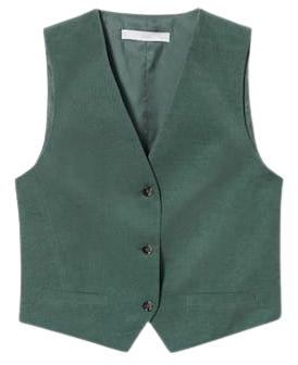 Micro corduroy suit vest - Women | Mango USA