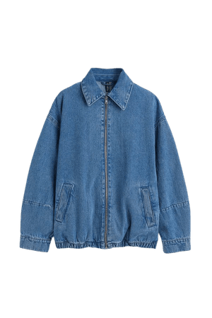 Cotton Denim Jacket - Denim blue - Ladies | H&M US