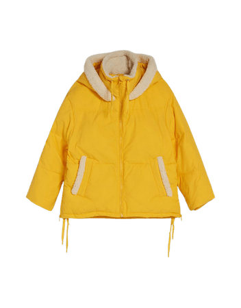 Faux nylon puffer coat - New - Woman | Bershka