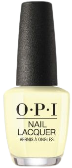 yellow opi nail polish
