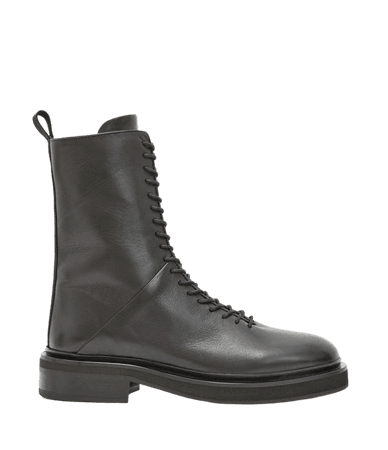 ALLSAINTS US: Womens Mina Leather Boots (black)