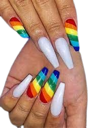 rainbow pride nails - Google Search