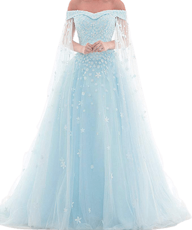 AmazonSmile: Kivary Off Shoulder Lace Beaded Long A Line Formal Prom Dresses Evening Gowns: Clothing