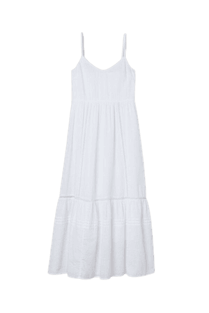 Airy Cotton Dress - White