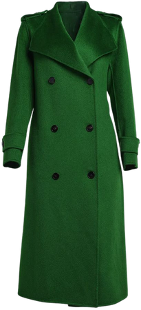 Belted Double Breasted Cashmere Coat - Creative Essentials