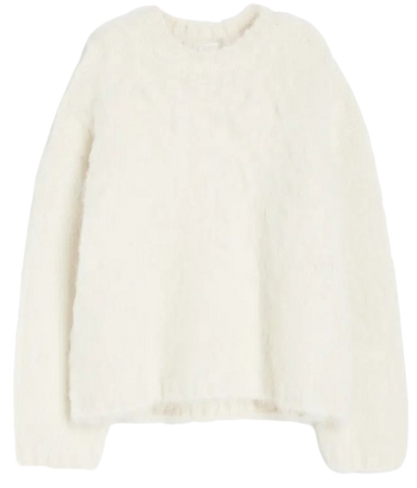 Oversized Sweater - Cream - Ladies | H&M US