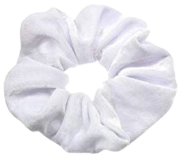 White Scrunchie