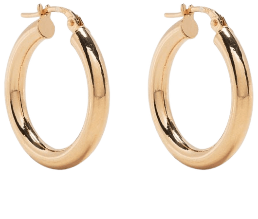 URSA Medium 9kt Yellow Gold Chubbie Hoop Earrings - Farfetch